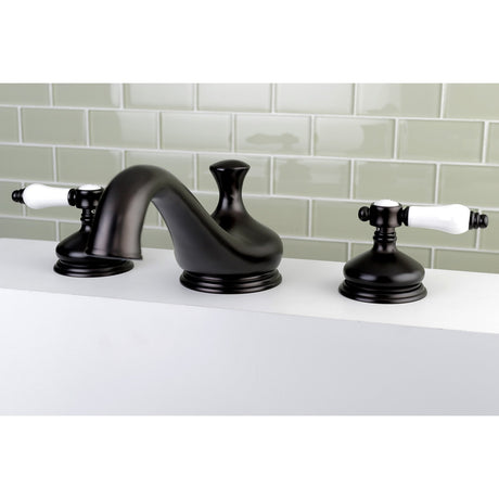 Bel-Air KS3335BPL Two-Handle 3-Hole Deck Mount Roman Tub Faucet, Oil Rubbed Bronze