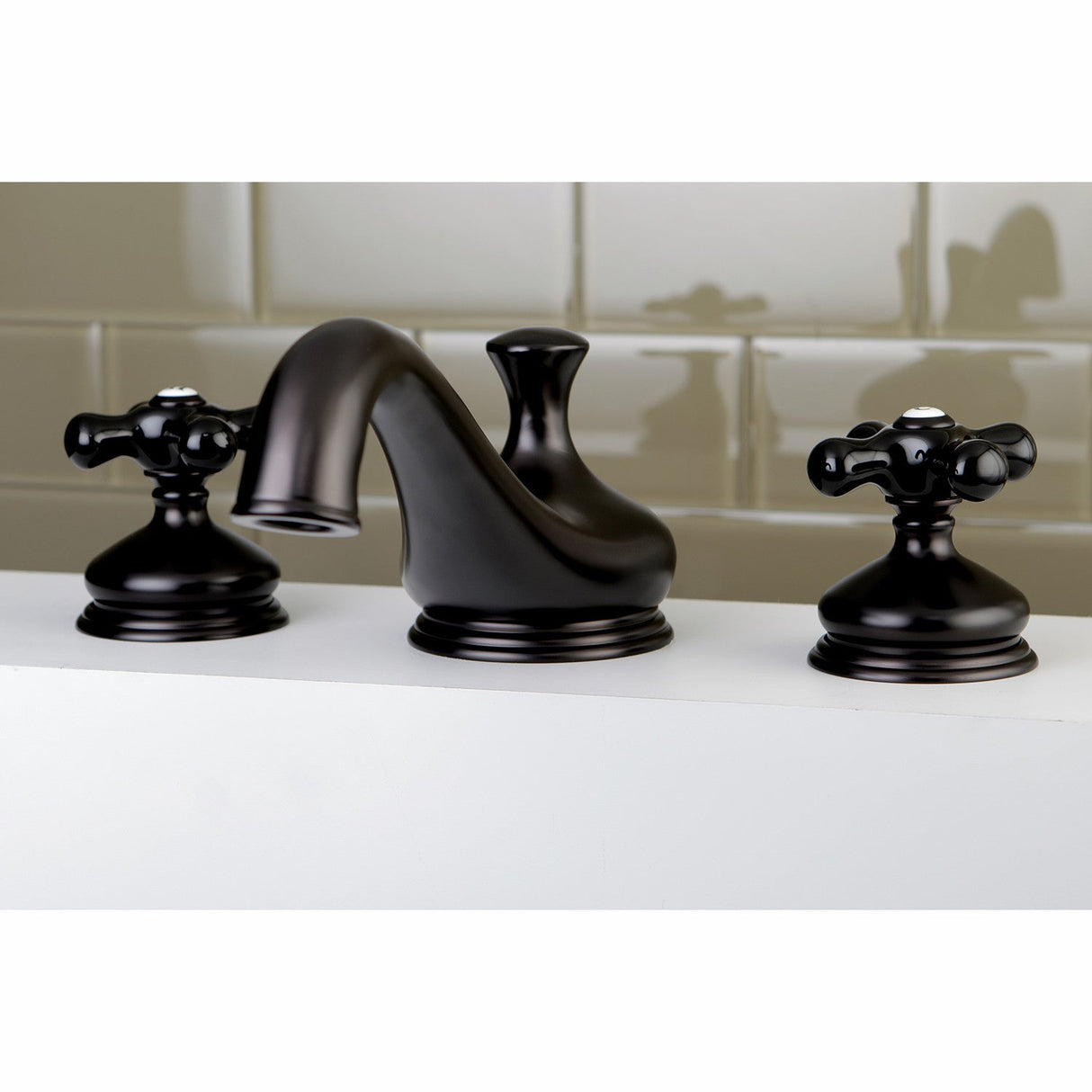 Duchess KS3335PKX Two-Handle 3-Hole Deck Mount Roman Tub Faucet, Oil Rubbed Bronze