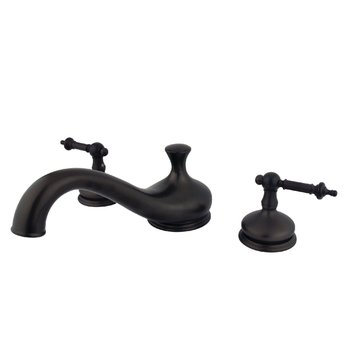 Templeton KS3335TL Two-Handle 3-Hole Deck Mount Roman Tub Faucet, Oil Rubbed Bronze