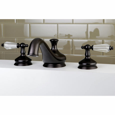 Wilshire KS3335WLL Two-Handle 3-Hole Deck Mount Roman Tub Faucet, Oil Rubbed Bronze