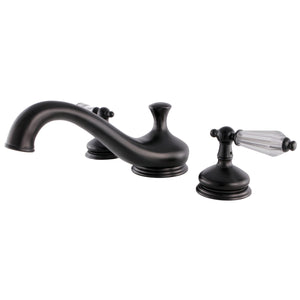 Wilshire KS3335WLL Two-Handle 3-Hole Deck Mount Roman Tub Faucet, Oil Rubbed Bronze