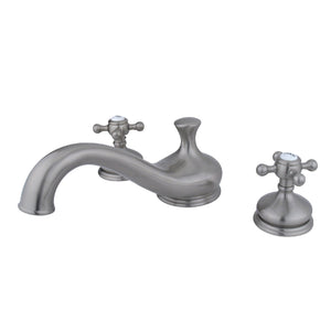 Vintage KS3338BX Two-Handle 3-Hole Deck Mount Roman Tub Faucet, Brushed Nickel
