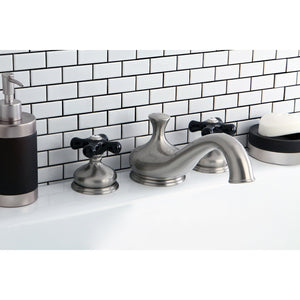 Duchess KS3338PKX Two-Handle 3-Hole Deck Mount Roman Tub Faucet, Brushed Nickel