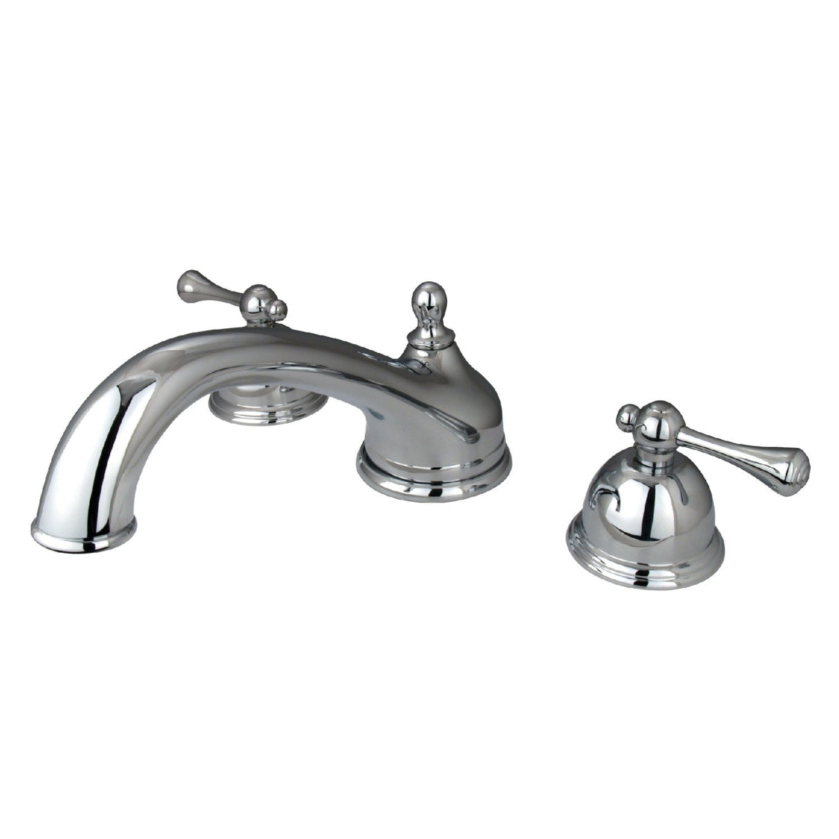 Vintage KS3351BL Two-Handle 3-Hole Deck Mount Roman Tub Faucet, Polished Chrome