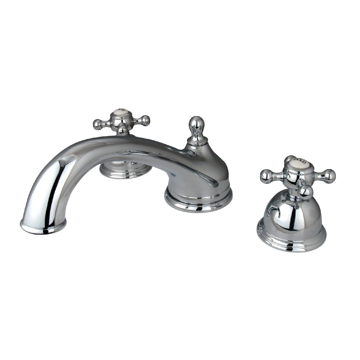 Vintage KS3351BX Two-Handle 3-Hole Deck Mount Roman Tub Faucet, Polished Chrome