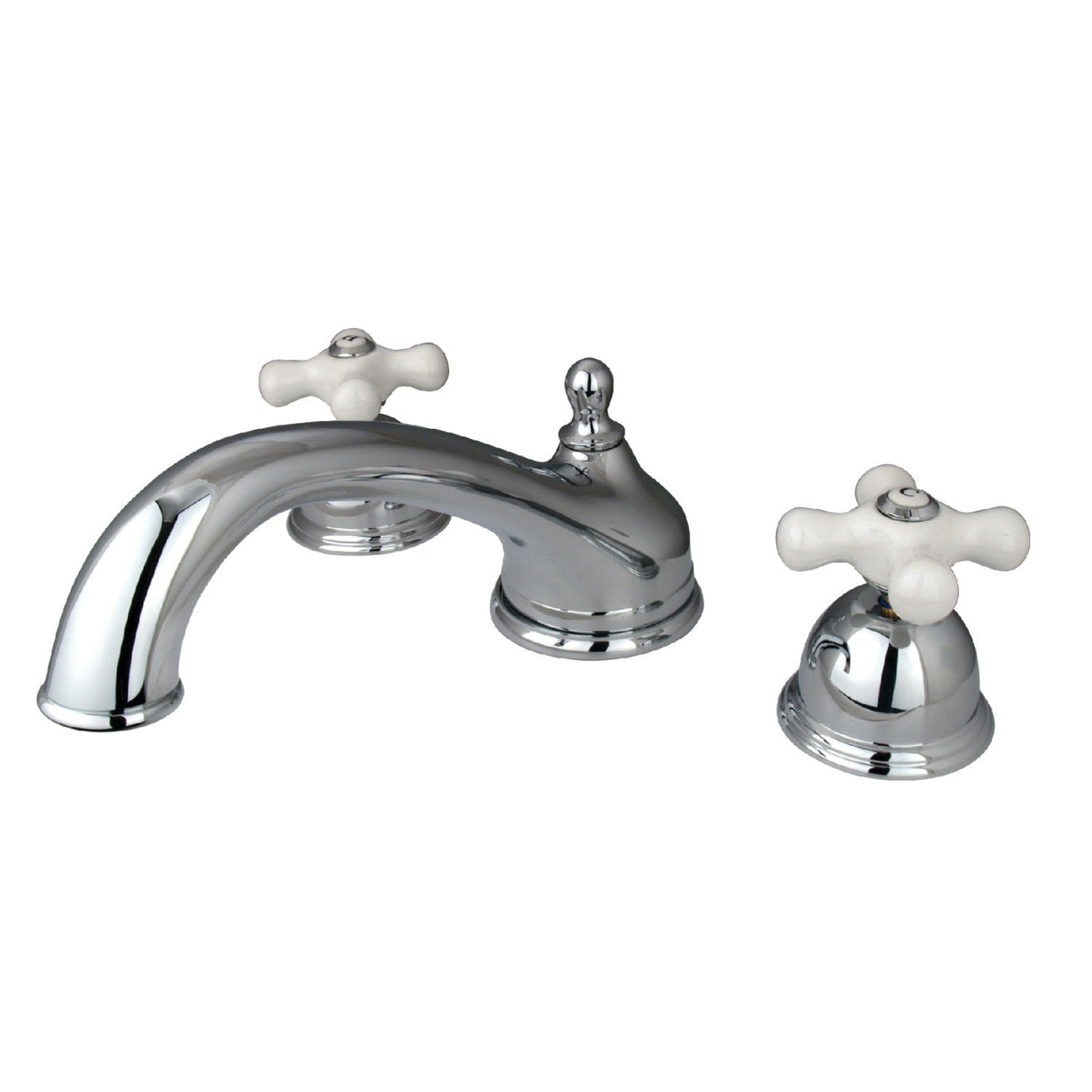 Vintage KS3351PX Two-Handle 3-Hole Deck Mount Roman Tub Faucet, Polished Chrome