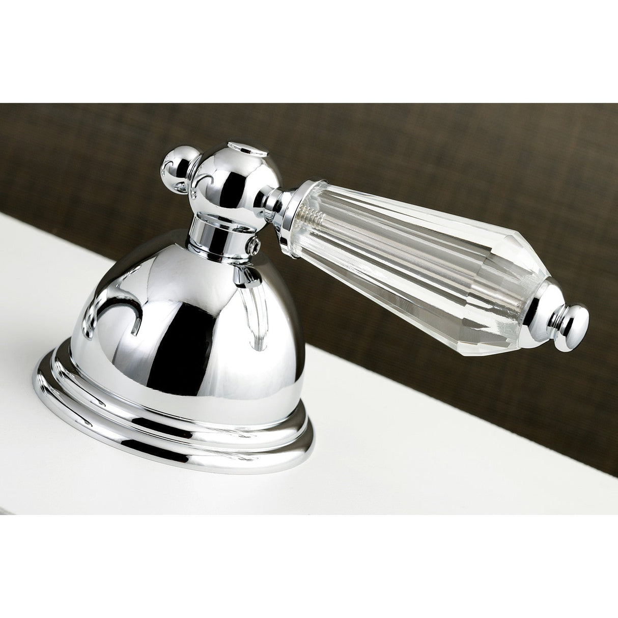 Wilshire KS3351WLL Two-Handle 3-Hole Deck Mount Roman Tub Faucet, Polished Chrome