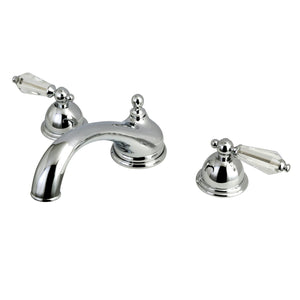 Wilshire KS3351WLL Two-Handle 3-Hole Deck Mount Roman Tub Faucet, Polished Chrome