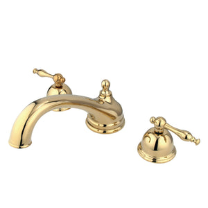 Vintage KS3352NL Two-Handle 3-Hole Deck Mount Roman Tub Faucet, Polished Brass