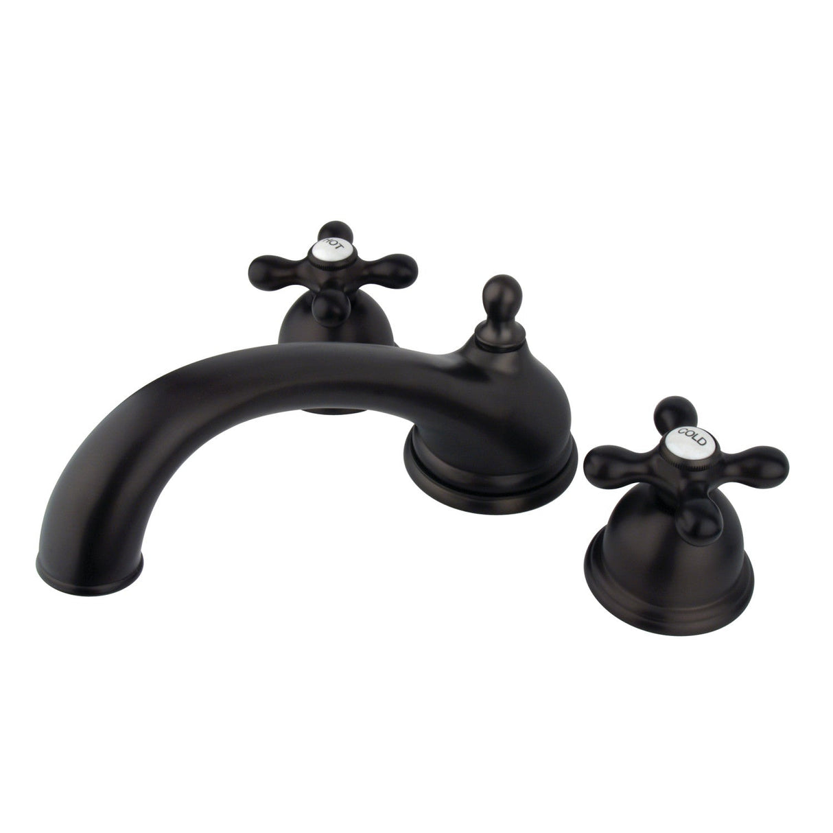 Vintage KS3355AX Two-Handle 3-Hole Deck Mount Roman Tub Faucet, Oil Rubbed Bronze