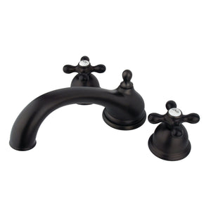 Vintage KS3355AX Two-Handle 3-Hole Deck Mount Roman Tub Faucet, Oil Rubbed Bronze