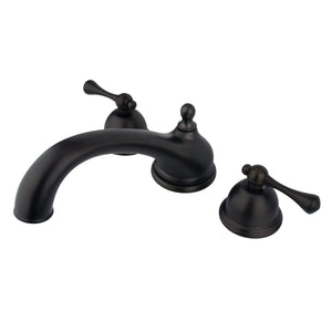 Vintage KS3355BL Two-Handle 3-Hole Deck Mount Roman Tub Faucet, Oil Rubbed Bronze