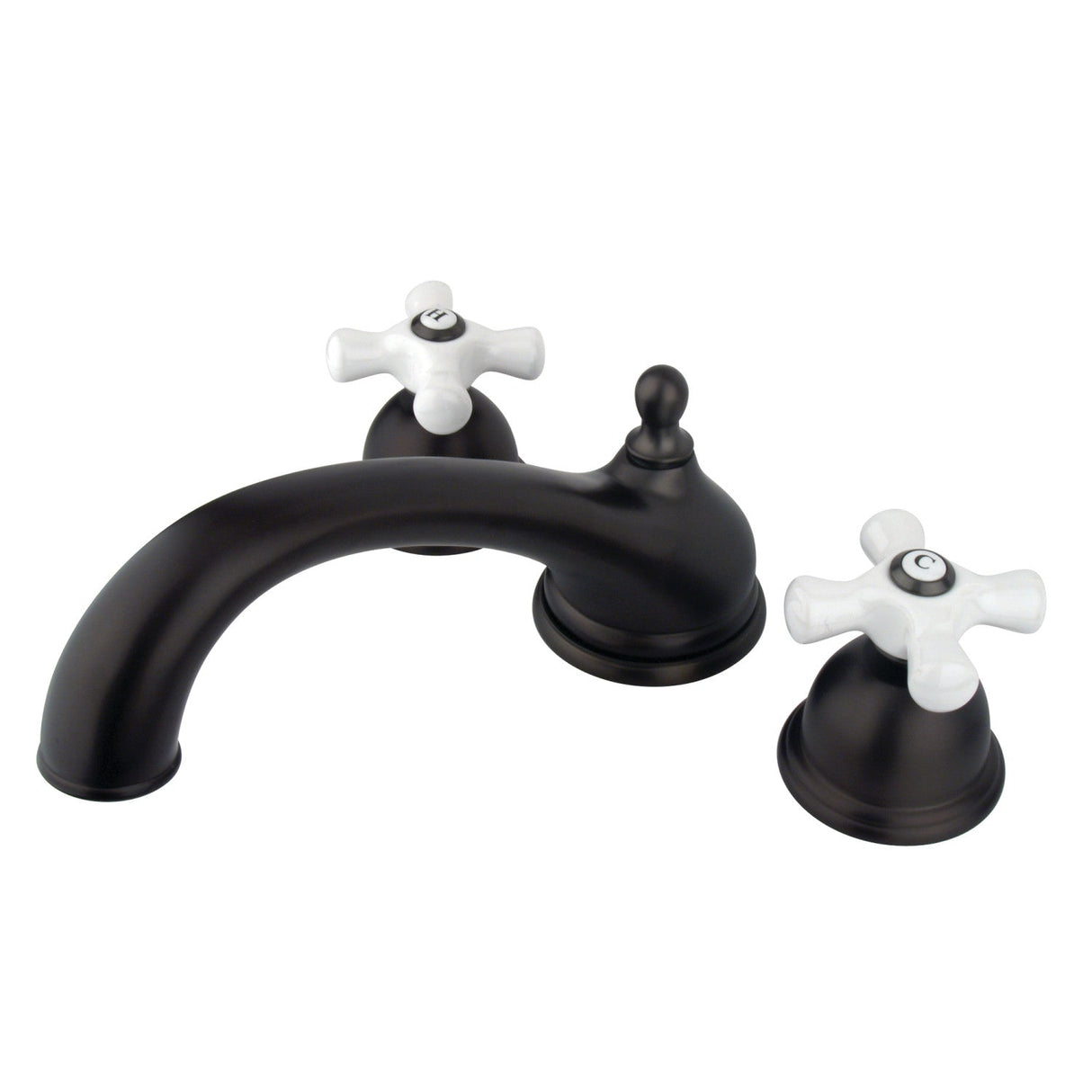Vintage KS3355PX Two-Handle 3-Hole Deck Mount Roman Tub Faucet, Oil Rubbed Bronze