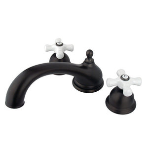 Vintage KS3355PX Two-Handle 3-Hole Deck Mount Roman Tub Faucet, Oil Rubbed Bronze