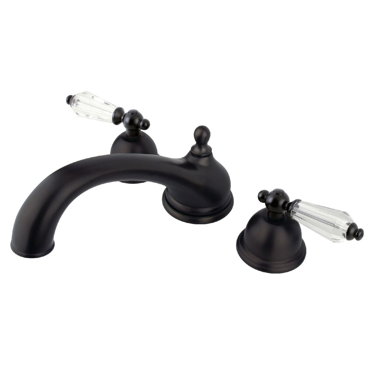 Wilshire KS3355WLL Two-Handle 3-Hole Deck Mount Roman Tub Faucet, Oil Rubbed Bronze