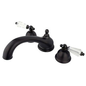 Wilshire KS3355WLL Two-Handle 3-Hole Deck Mount Roman Tub Faucet, Oil Rubbed Bronze