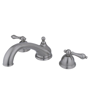 Vintage KS3358AL Two-Handle 3-Hole Deck Mount Roman Tub Faucet, Brushed Nickel