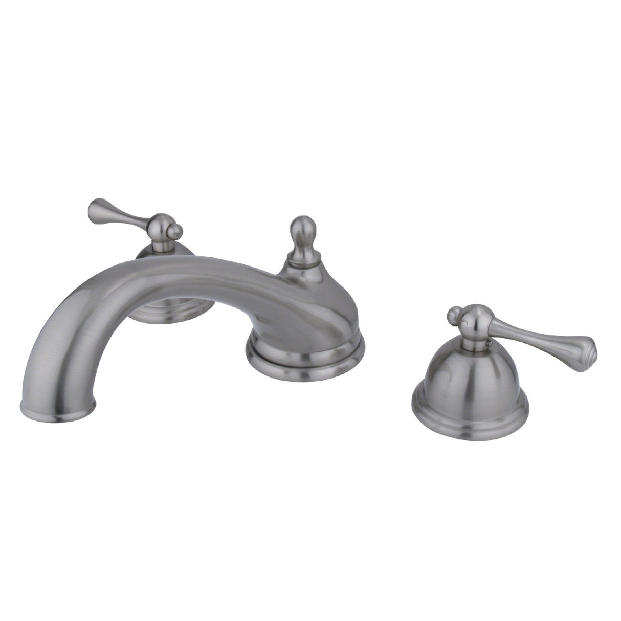 Vintage KS3358BL Two-Handle 3-Hole Deck Mount Roman Tub Faucet, Brushed Nickel