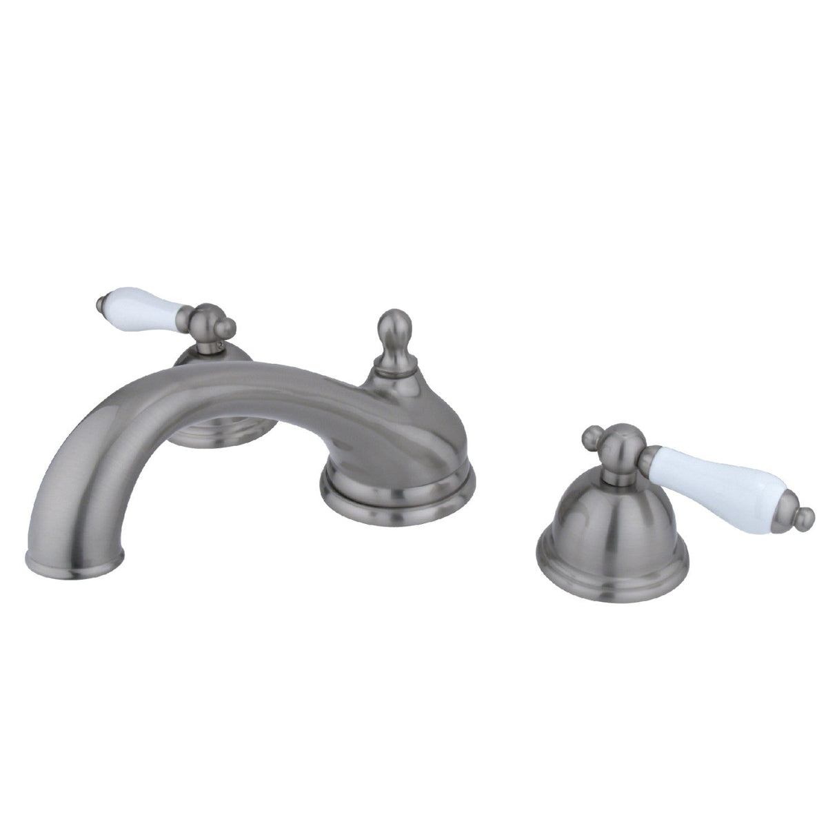 Vintage KS3358PL Two-Handle 3-Hole Deck Mount Roman Tub Faucet, Brushed Nickel