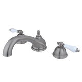 Vintage KS3358PL Two-Handle 3-Hole Deck Mount Roman Tub Faucet, Brushed Nickel