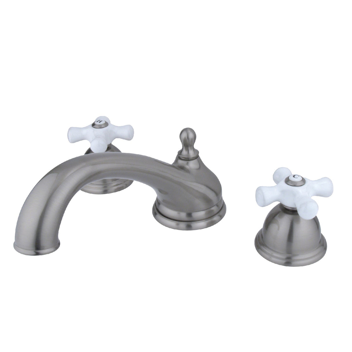 Vintage KS3358PX Two-Handle 3-Hole Deck Mount Roman Tub Faucet, Brushed Nickel