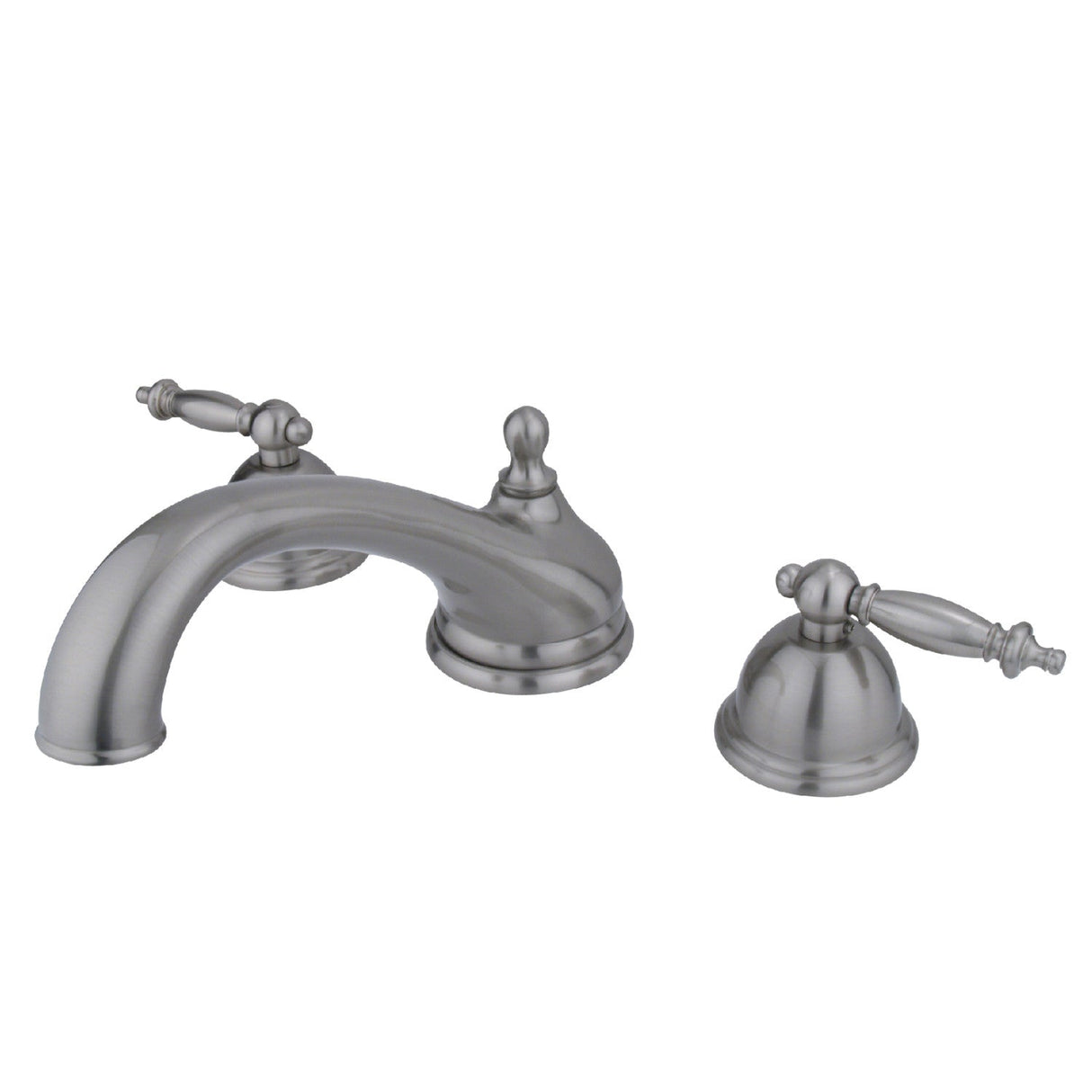 Vintage KS3358TL Two-Handle 3-Hole Deck Mount Roman Tub Faucet, Brushed Nickel