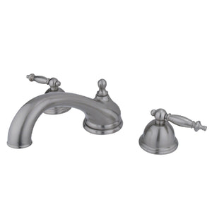 Vintage KS3358TL Two-Handle 3-Hole Deck Mount Roman Tub Faucet, Brushed Nickel
