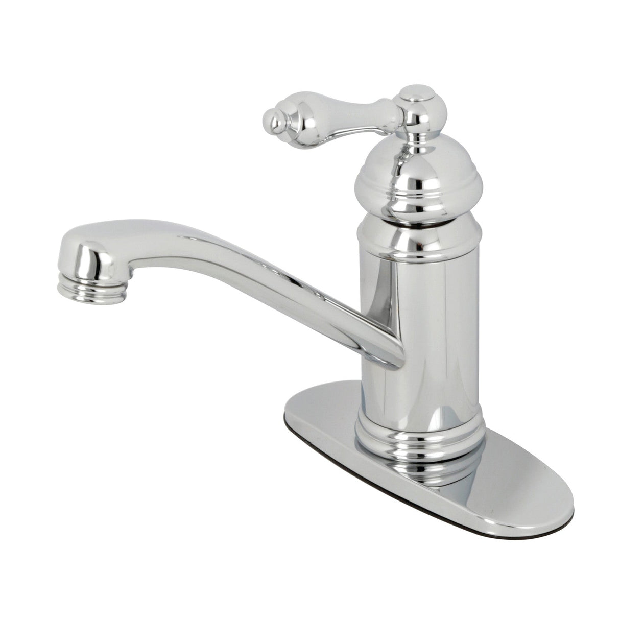 Vintage KS3401AL Single-Handle 1-Hole Deck Mount Bathroom Faucet with Push Pop-Up, Polished Chrome