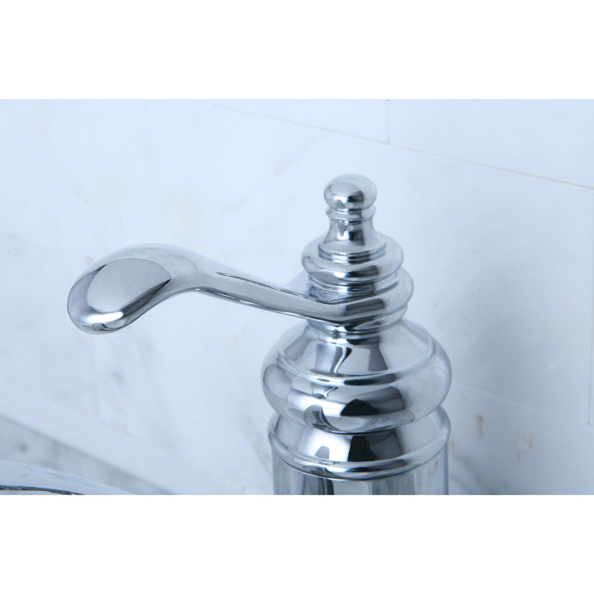 Templeton KS3401TL Single-Handle 1-Hole Deck Mount Bathroom Faucet with Push Pop-Up, Polished Chrome