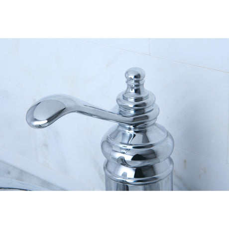 Templeton KS3401TL Single-Handle 1-Hole Deck Mount Bathroom Faucet with Push Pop-Up, Polished Chrome