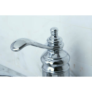 Templeton KS3401TL Single-Handle 1-Hole Deck Mount Bathroom Faucet with Push Pop-Up, Polished Chrome