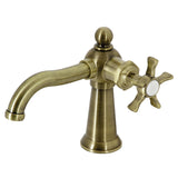 Hamilton KS3543NX Single-Handle 1-Hole Deck Mount Bathroom Faucet with Push Pop-Up, Antique Brass