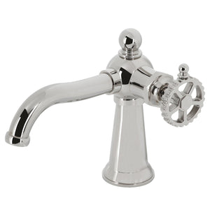 Fuller KS3546CG Single-Handle 1-Hole Deck Mount Bathroom Faucet with Push Pop-Up, Polished Nickel