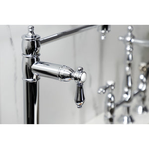 Heirloom KS3701BAL Single-Hole Deck Mount Pot Filler, Polished Chrome