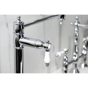 Bel-Air KS3701BPL Single-Hole Deck Mount Pot Filler, Polished Chrome