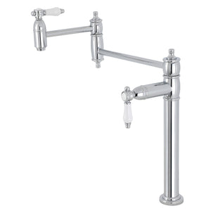 Bel-Air KS3701BPL Single-Hole Deck Mount Pot Filler, Polished Chrome
