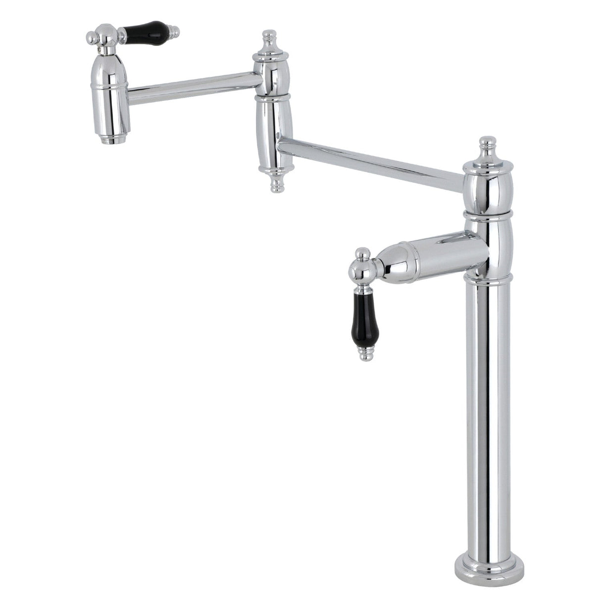 Duchess KS3701PKL Single-Hole Deck Mount Pot Filler, Polished Chrome