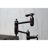 Heirloom KS3705BAL Single-Hole Deck Mount Pot Filler, Oil Rubbed Bronze