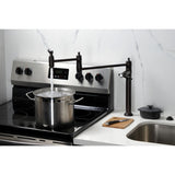 Heirloom KS3705BAL Single-Hole Deck Mount Pot Filler, Oil Rubbed Bronze
