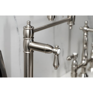 Heirloom KS3708BAL Single-Hole Deck Mount Pot Filler, Brushed Nickel