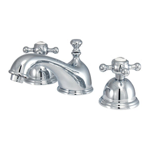 Vintage KS3961BX Two-Handle 3-Hole Deck Mount Widespread Bathroom Faucet with Brass Pop-Up, Polished Chrome