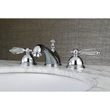 Wilshire KS3961WLL Two-Handle 3-Hole Deck Mount Widespread Bathroom Faucet with Brass Pop-Up, Polished Chrome