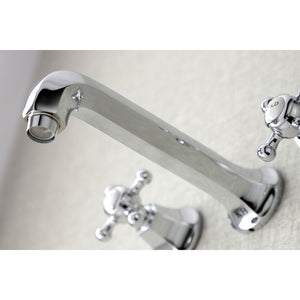 Metropolitan KS4021BX Two-Handle 3-Hole Wall Mount Roman Tub Faucet, Polished Chrome