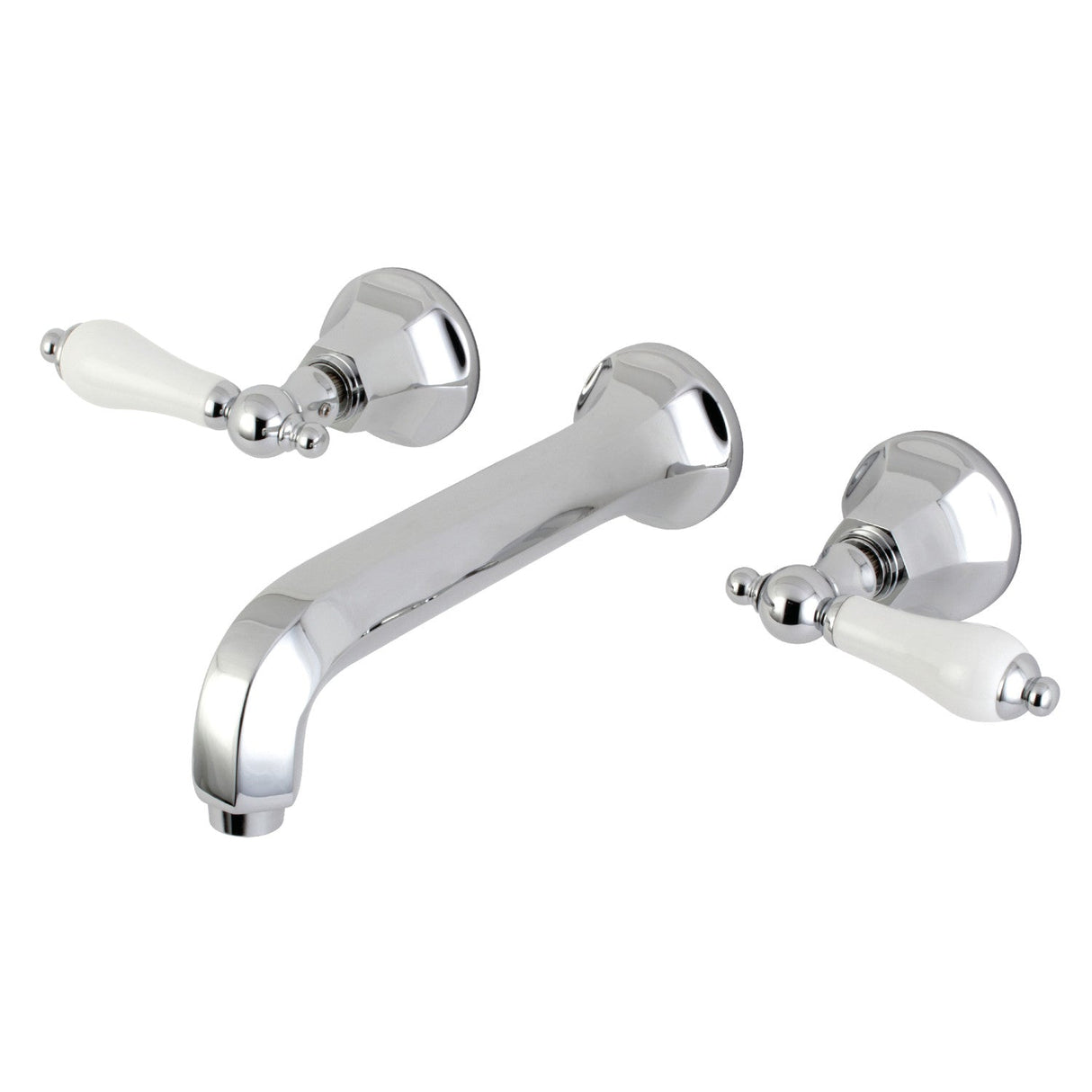 Metropolitan KS4021PL Two-Handle 3-Hole Wall Mount Roman Tub Faucet, Polished Chrome