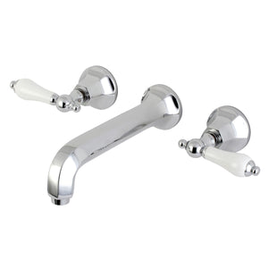 Metropolitan KS4021PL Two-Handle 3-Hole Wall Mount Roman Tub Faucet, Polished Chrome