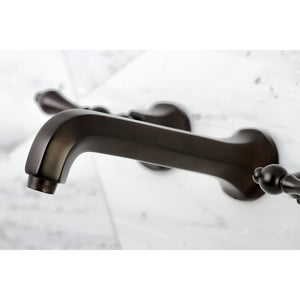 Metropolitan KS4025AL Two-Handle 3-Hole Wall Mount Roman Tub Faucet, Oil Rubbed Bronze
