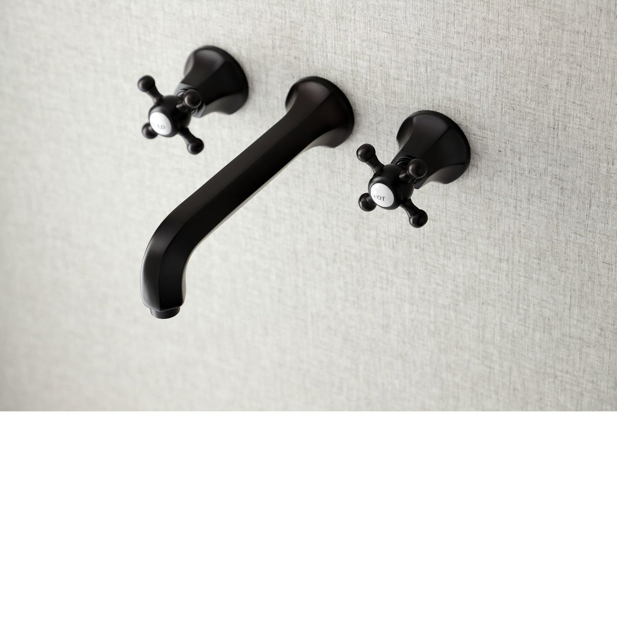 Metropolitan KS4025BX Two-Handle 3-Hole Wall Mount Roman Tub Faucet, Oil Rubbed Bronze