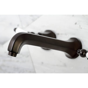 Metropolitan KS4025PL Two-Handle 3-Hole Wall Mount Roman Tub Faucet, Oil Rubbed Bronze