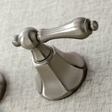 Metropolitan KS4028AL Two-Handle 3-Hole Wall Mount Roman Tub Faucet, Brushed Nickel