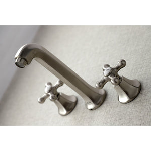 Metropolitan KS4028AX Two-Handle 3-Hole Wall Mount Roman Tub Faucet, Brushed Nickel